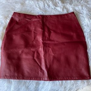 Forever 21 pleather skirt